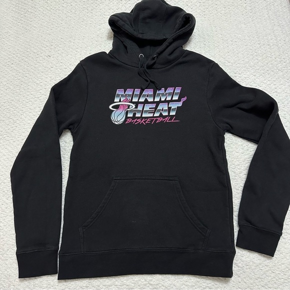 Fanatics Other - Fanatics Miami Heat Black Miami Nights Pullover Hoodie Men’s Size Small